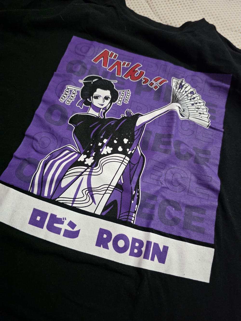 Onepiece Black & Purple Anime Fan Tee